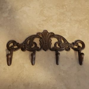 Vintage wrought iron hooks